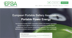 Desktop Screenshot of epbaeurope.net