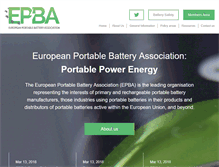 Tablet Screenshot of epbaeurope.net